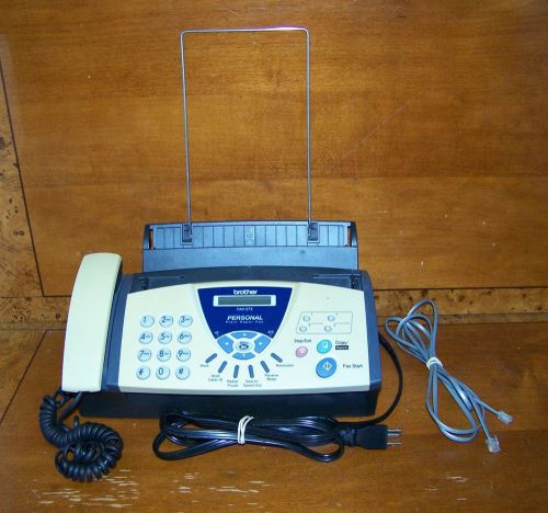 Brother personal plain paper fax phone copier machine (fax-575) tested &amp; working for sale