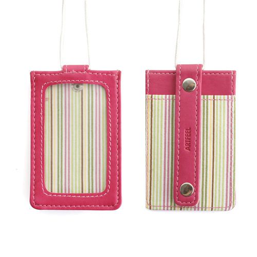 Holder Style ID Card Case Hot Pink 1EA, Tracking number offered