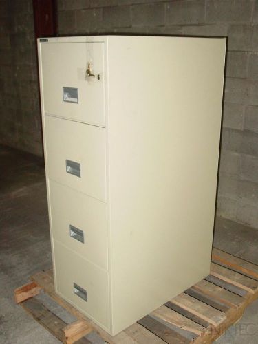 SCHWAB 5000 4 DRAWER FIRE RATED FILE CABINET CLASS 125 MEDIA 53&#034; x 19&#034; x 31&#034;