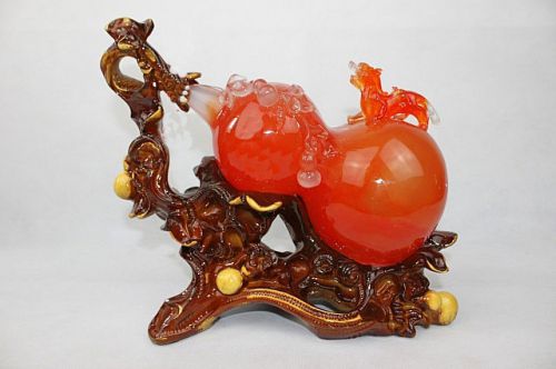 #2 Office Home Decoration Business Gifts Carnelian Resin Craft Artware Mascot