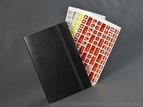 Moleskine 2015 soft small pocket weekly planner notebook 12 month 3 1/2 &#034; x 5 1/2 &#034; for sale