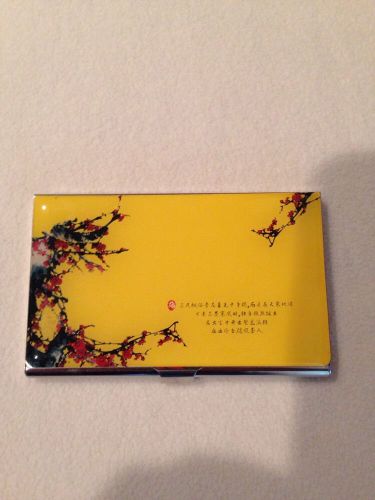 mandarin oriental metal business card holder