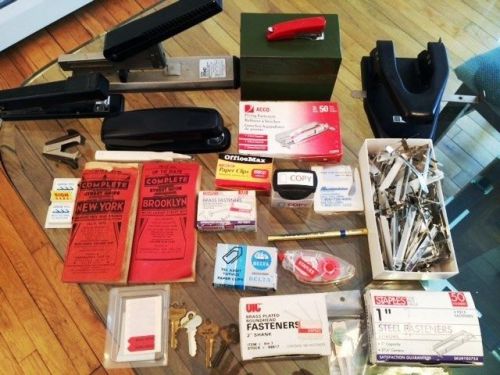 Vintage office supplies- odd lot 24 items -excellent for sale