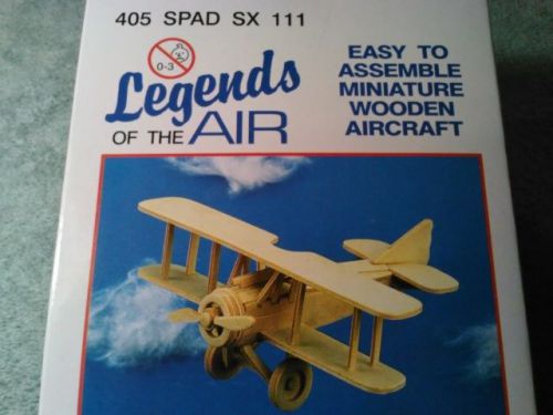 New Legends of the Air SPAD SX 111 Miniature Wooden model Aircraft airplane