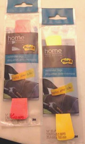 2 Packs of 50 - Post It Notes Home Collection Reminder Tags Sticky Notes Labels