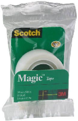 3M, 6 Pack, Scotch, 3/4&#034; x 500&#034; Refill Roll, Magic Tape
