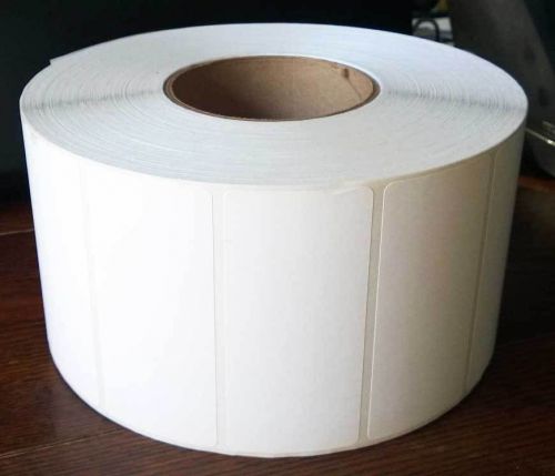 2x4 Direct Thermal Labels 3&#034; core 3200 labels x roll 4 rolls