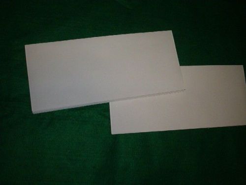 50 Business Sized #10 Envelopes White Linen Finish Heavy Quality Ships Same Day