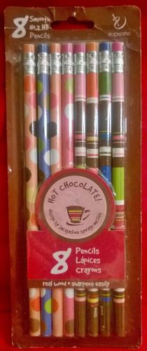 UCreate Hot Chocolate 8 Pack No. 2 Pencils. New!