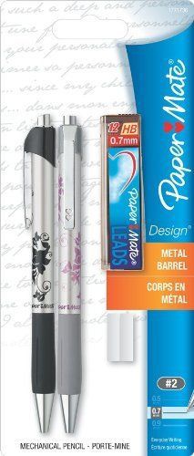 Paper mate design mechanical pencil - hb pencil grade - 0.7 mm lead (1771736) for sale