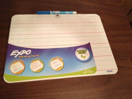 Expo 8.9&#034; x 11.8&#034; Dry Erase Learning Board, Double Sided  (Great Buy)!!