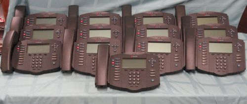 Lot of 13 Polycom Soundpoint IP 500 Phone 2200-11500-001 without Adapter TESTED