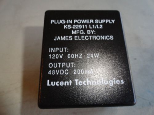 T6:  Lucent Technologies Power Supply ks22911 120v 60hz 24w