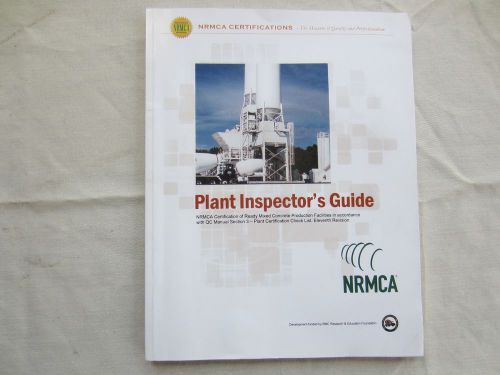 NRMCA Certifications Plant Inspector&#039;s Guide - QC Manual Section 3