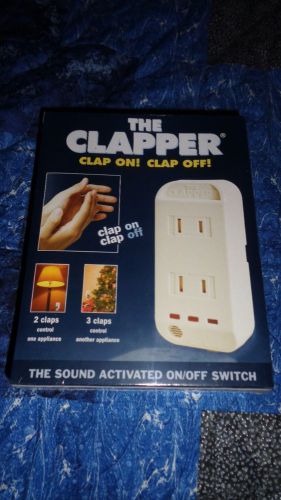 The clapper switch clap on clap off brand new in sealed retail package new model for sale