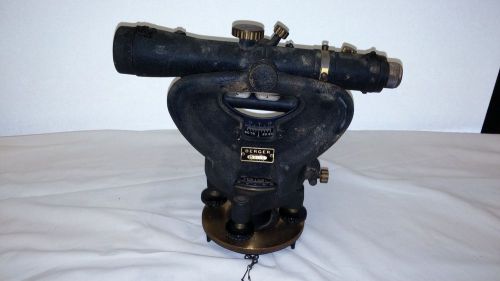 (#333)  ANTIQUE BERGER TRANSIT LEVEL  |  2T-4150  |  WITH CASE AND TRIPOD