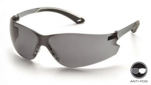 (12 pair) Pyramex Itek Safety Glasses Gray Frame/Gray Lens S5820S