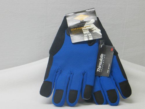 Diamondback Gv-965662b-l Synthetic Leather Palm Work Glove, Large