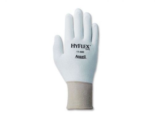 Hyflex 11-600 white polyurethane palm coated,white nylon liner - pair for sale