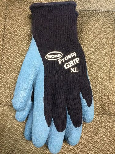 Boss frosty grip insulated latex palm work glove sz xl for sale