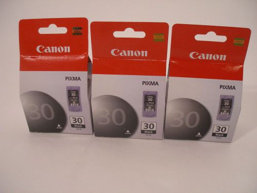 Canon Pixma iP1800 1114CCN50 3 PG-30 Black Ink Cartridges NEW SEALED