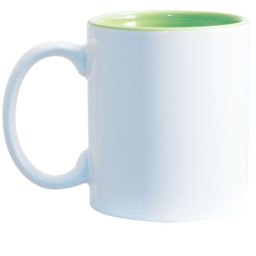 Overstock Sale! 36 Count Sublimation Mugs - 11oz Light Green Two-Tone
