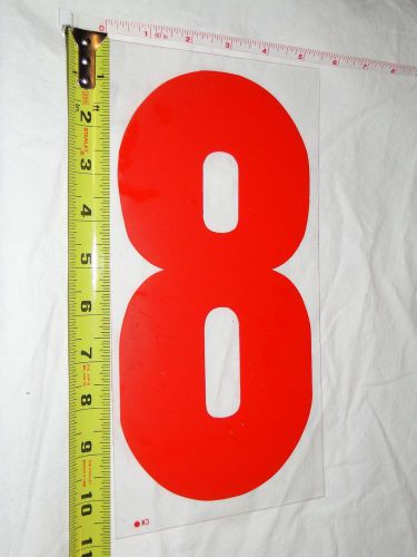 Replacement Plastic Number for Outdoor Marquee Portable Sign Plastic 11&#034; # &#034;8&#034;