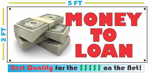 Full Color MONEY TO LOAN BANNER Sign NEW Best Quality for the $$$ Pawn Shop Bank