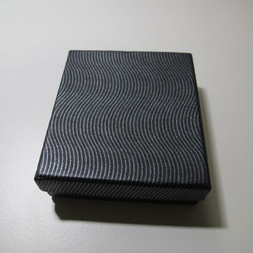 4x Black Gift Box Brand NEW. Suits Necklaces 6.5x7.5cm