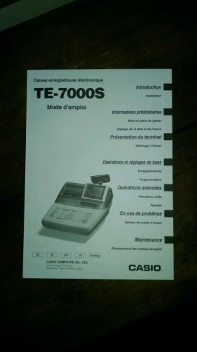 Casio TE-7000S Cash Register User Manual - Spanish