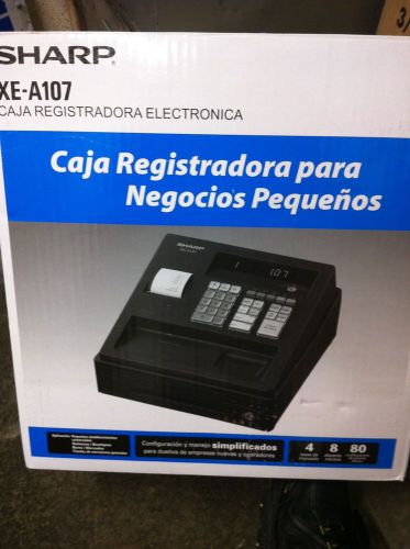 Cash register, new, Sharp XE-A107