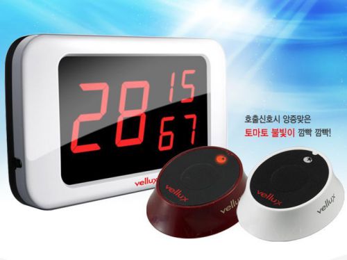 Monitor+23bells KOREA CALL BELL TABLE BELL For Wireless Restaurant Paging System