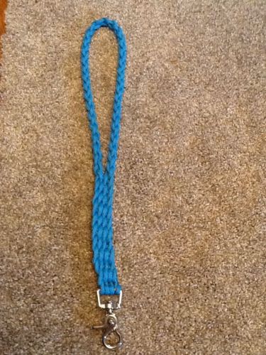 show Goat Lead 16&#034; turquoise