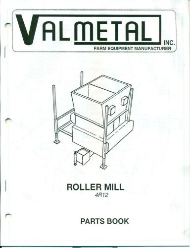 VALMETAL Roller Mill 4R12 PARTS BOOK 1992  (AN-37)
