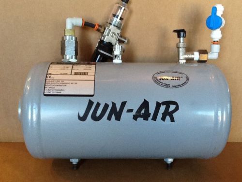 Jun-air 4 liter 16 bar. air compressor tank for lab hplc system. 2 available. for sale