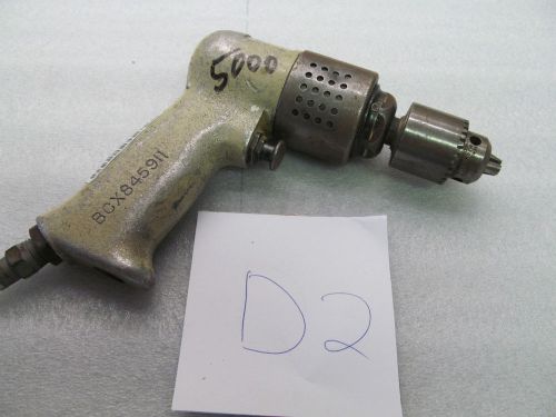D2- Rockwell Tools 5000 RPM Pneumatic Air Drill With 1/4&#034; Jacobs Chuck Aircraft