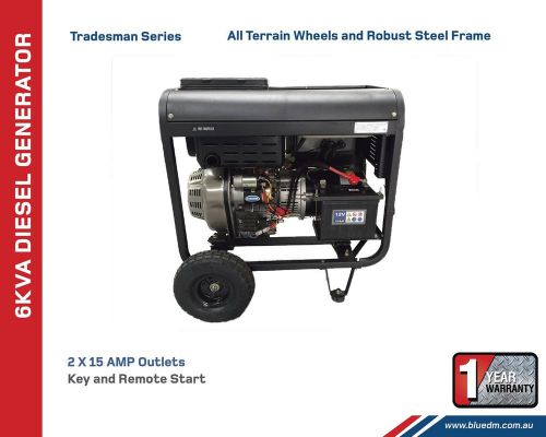 6kva 240v open air portable workshop home diesel generator single phase for sale