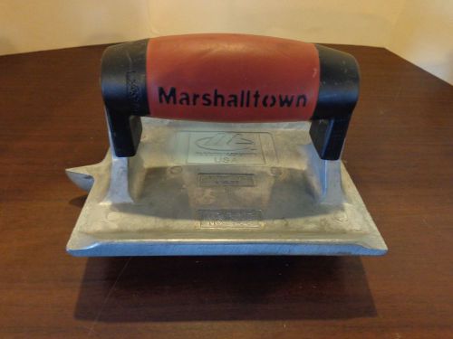 Marshalltown Concrete Tool - Zinc Hand Groover - 6 x 4-3/8&#034;