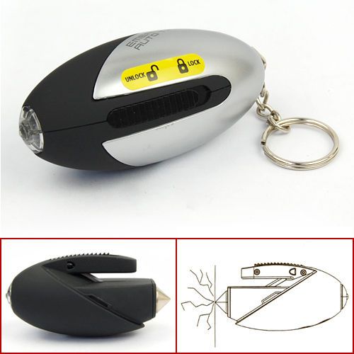 5in1 Auto Emergency Tool Car Life-saving Hammer Seatbelt Cutter Glass Breaker