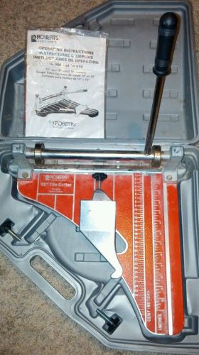 Roberts 10-900 12 in. Vinyl Tile Cutter with Case