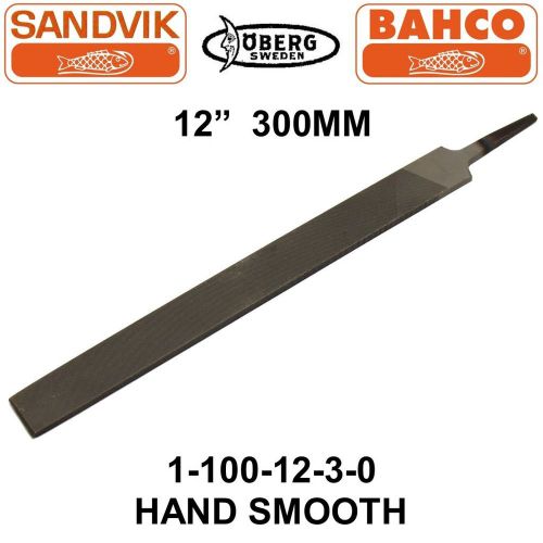 SANDVIK (BAHCO) 1-100-12-3-0 HAND SMOOTH CUT FILE OBERG 12&#034; 300MM