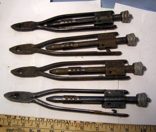 ** lot #4 -- set of four (4) - usa made - safety twister pliers for sale