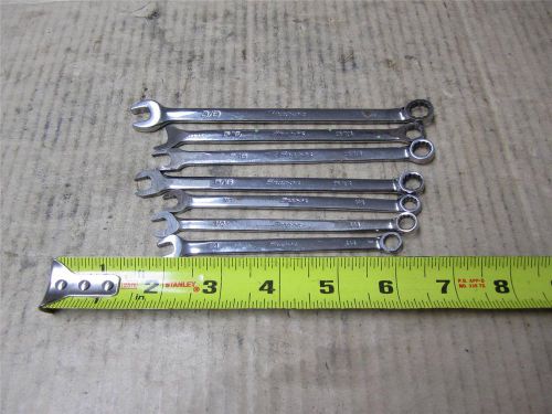 7 PC LOT SNAP ON TOOLS MODIFIED COMBINATION WRENCHES