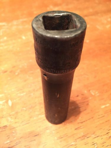 Used snap on 12mm 1/2 drive 6 point deep impact socket simm120a for sale