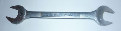 Craftsman Double Open End Wrench 15/16 in and 1 in. Made in USA