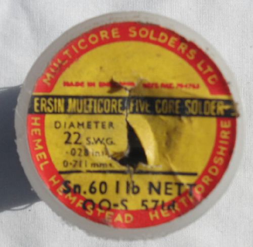 15.2oz ersin multicore solder .020 diameter qq-s 571d made in usa for sale