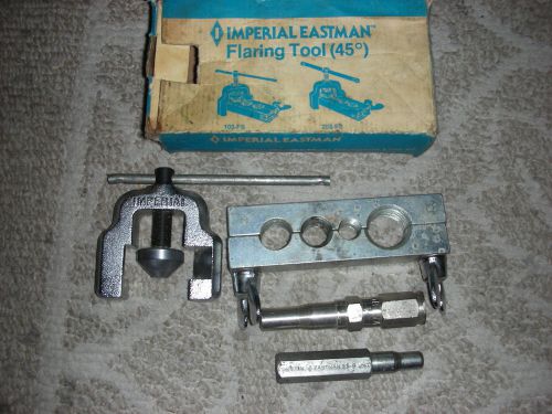 Imperial eastman 45 deg flaring tool 5/8, 3/4,7/8,1-1/8&#034; od tube 2 swagging tool for sale