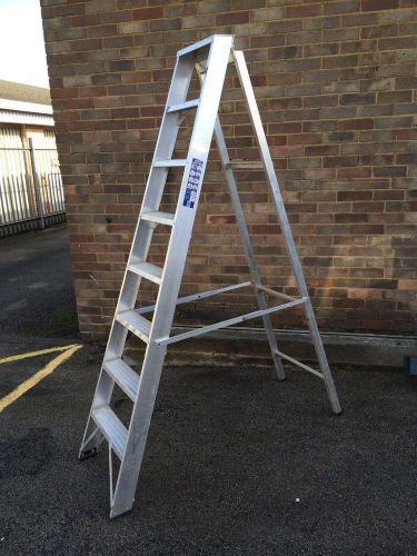 CLASS 1  Aluminium Swingback Step Ladders By LFI  BRITISH MADE Includes Vat