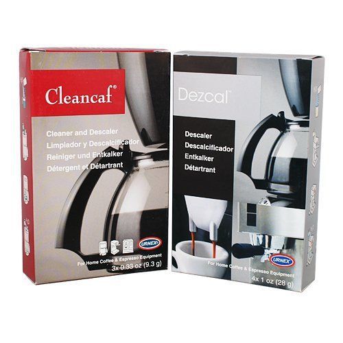 Urnex cleancafdezcalx cleancaf and dezcal combination pack for sale