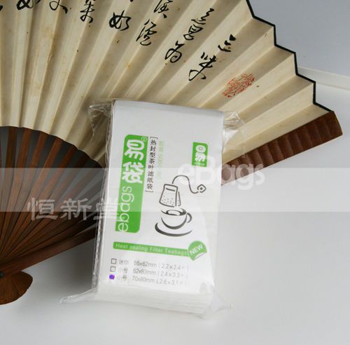 5000 heat seal empty filter tea bags, tea set 2.0x2.3&#034; for sale